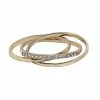 LC Lauren Conrad Gold Tone Interlocking Ring