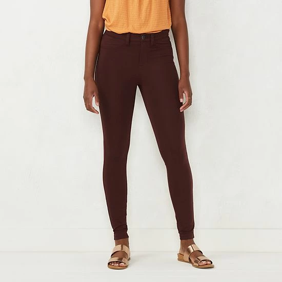 Women's LC Lauren Conrad High-Waist Super Skinny Ponte Pants Baker Chocolate Women's LC Lauren Conrad High-Waist Super Skinny Ponte Pants Baker Chocolate -LC Lauren Conrad Shop unnamed file 325