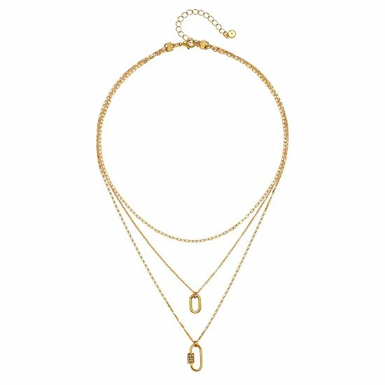 LC Lauren Conrad Gold Tone Pave Link Pendant Multistrand Necklace LC Lauren Conrad Gold Tone Pave Link Pendant Multistrand Necklace -LC Lauren Conrad Shop unnamed file 3267