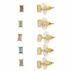 LC Lauren Conrad Gold Tone Pastel Multi Baguette Post Earrings Set