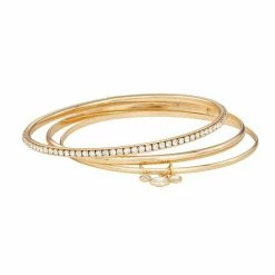 LC Lauren Conrad 3-pk. Pave Bangle Bracelet Set Gold Tone -LC Lauren Conrad Shop unnamed file 3295
