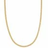 LC Lauren Conrad Flat Curb Chain Necklace Rose Gold Tone