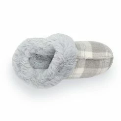 LC Lauren Conrad Women's Faux Fur Plaid Clog Slippers Pink -LC Lauren Conrad Shop unnamed file 331