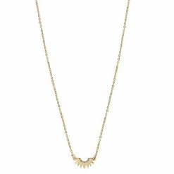 LC Lauren Conrad Silver Half Sun Necklace Silver Tone -LC Lauren Conrad Shop unnamed file 3314