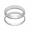 LC Lauren Conrad Set Of Two Band Nickel Free Rings