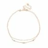 LC Lauren Conrad Gold Tone Layered Chain Choker