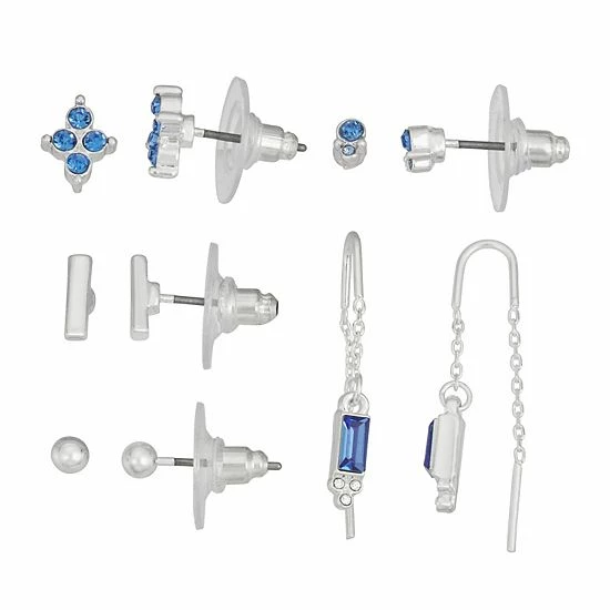 LC Lauren Conrad Simulated Crystal Post & Chain Threader Earring Set Aqua LC Lauren Conrad Simulated Crystal Post & Chain Threader Earring Set Aqua -LC Lauren Conrad Shop unnamed file 3451