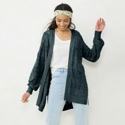 Women's LC Lauren Conrad Pointelle Long Cardigan English Cream -LC Lauren Conrad Shop unnamed file 348