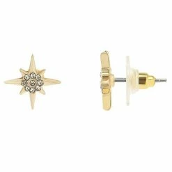 LC Lauren Conrad Silverstar Center Post Earrings Silver Tone -LC Lauren Conrad Shop unnamed file 3551