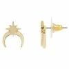 LC Lauren Conrad Moon & Star Post Earrings