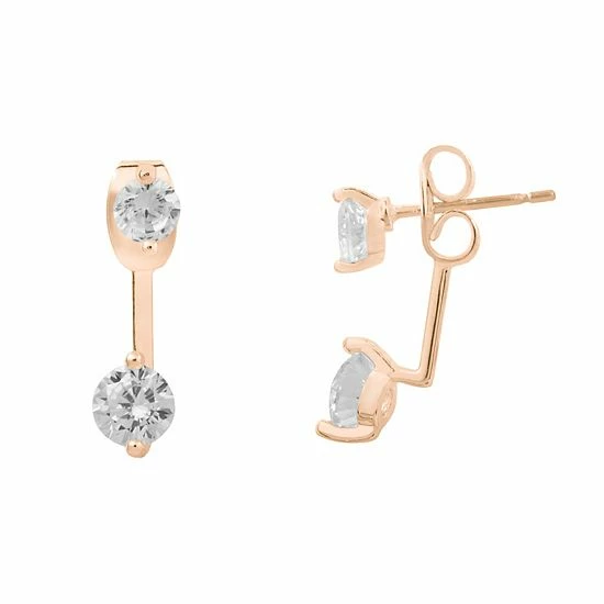 LC Lauren Conrad Rose Gold Delicate Nickel Free Earrings 1 LC Lauren Conrad Rose Gold Delicate Nickel Free Earrings