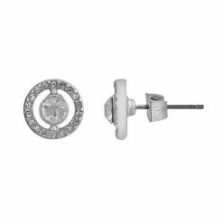 LC Lauren Conrad Openwork Halo Button Earrings Rose Gold Tone -LC Lauren Conrad Shop unnamed file 3590