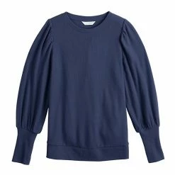 Women's LC Lauren Conrad Lounge Balloon-Sleeve Top Wine Chalet -LC Lauren Conrad Shop unnamed file 361