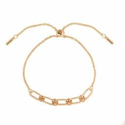LC Lauren Conrad Long Link Pull Tie Bracelet