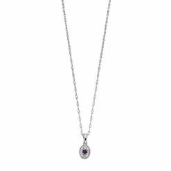 LC Lauren Conrad Sterling Silver Gemstone Pendant Necklace Blue Sapphire -LC Lauren Conrad Shop unnamed file 3687