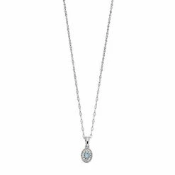 LC Lauren Conrad Sterling Silver Gemstone Pendant Necklace Blue Sapphire -LC Lauren Conrad Shop unnamed file 3688