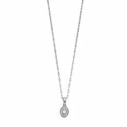 LC Lauren Conrad Sterling Silver Gemstone Pendant Necklace Blue Sapphire -LC Lauren Conrad Shop unnamed file 3689