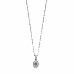 LC Lauren Conrad Sterling Silver Gemstone Pendant Necklace Blue Sapphire -LC Lauren Conrad Shop unnamed file 3692