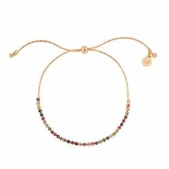 LC Lauren Conrad Rainbow Cupchain Pull Tie Nickel Free Bracelet