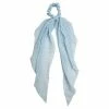 LC Lauren Conrad Baby Blue Swiss Dot Long Tail Scrunchie