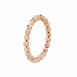 LC Lauren Conrad Gold Tone Simulated Crystal And Metal Ball Nickel Free Ring