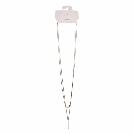 LC Lauren Conrad Rose Gold Tone Two Row Metal Ball Bead and Bar Long Nickel Free Pendant Necklace LC Lauren Conrad Rose Gold Tone Two Row Metal Ball Bead And Bar Long Nickel Free Pendant Necklace -LC Lauren Conrad Shop unnamed file 3838