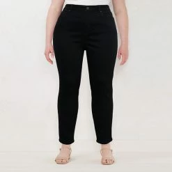 Plus Size LC Lauren Conrad High-Waist Skinny Jeans Allison Wash -LC Lauren Conrad Shop unnamed file 385