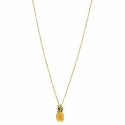LC Lauren Conrad Gold Tone Pineapple Pendant Necklace