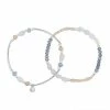 LC Lauren Conrad Tri-Tone Beaded Stretch Bracelet Set