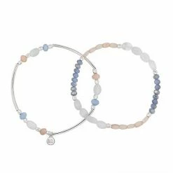 LC Lauren Conrad Tri-Tone Beaded Stretch Bracelet Set