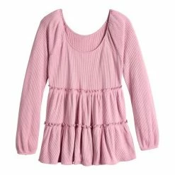 Women's LC Lauren Conrad Cozy Tiered Tunic Pirate Black 9 Women's LC Lauren Conrad Cozy Tiered Tunic Pirate Black -LC Lauren Conrad Shop unnamed file 3982