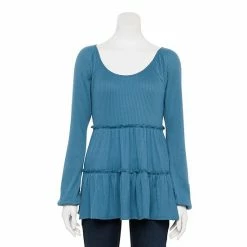 Women's LC Lauren Conrad Cozy Tiered Tunic Pirate Black 11 Women's LC Lauren Conrad Cozy Tiered Tunic Pirate Black -LC Lauren Conrad Shop unnamed file 3984