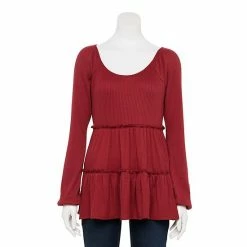 Women's LC Lauren Conrad Cozy Tiered Tunic Pirate Black 13 Women's LC Lauren Conrad Cozy Tiered Tunic Pirate Black -LC Lauren Conrad Shop unnamed file 3986