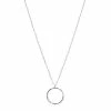 LC Lauren Conrad Metal Tube Hoop Nickel Free Long Pendant Necklace