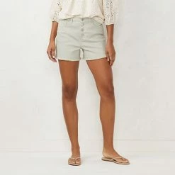 Women's LC Lauren Conrad 3.5" Cutoff High-Waisted Denim Shorts Versaille Wash -LC Lauren Conrad Shop unnamed file 4063