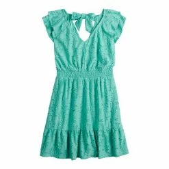 Women's LC Lauren Conrad Ruffle Mini Dress Valez Aqua 7 Women's LC Lauren Conrad Ruffle Mini Dress Valez Aqua -LC Lauren Conrad Shop unnamed file 4108