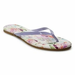 LC Lauren Conrad Honey Women's Flip Flop Sandals Lilac Floral -LC Lauren Conrad Shop unnamed file 4140