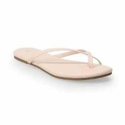 LC Lauren Conrad Pumice Women's Flip-Flop Sandals Latte