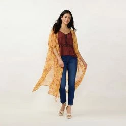 Women's LC Lauren Conrad Open Back Duster Blue -LC Lauren Conrad Shop unnamed file 4179