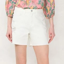 Women's LC Lauren Conrad Super High Rise Cut-Off Denim Shorts Victoria Wash 7 Women's LC Lauren Conrad Super High Rise Cut-Off Denim Shorts Victoria Wash -LC Lauren Conrad Shop unnamed file 4185