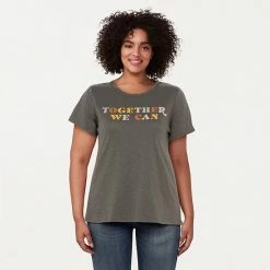 Plus Size LC Lauren Conrad Graphic Tee Together We Can -LC Lauren Conrad Shop unnamed file 4251