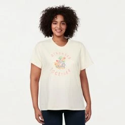 Plus Size LC Lauren Conrad Crewneck Graphic Tee Stronger Together -LC Lauren Conrad Shop unnamed file 4276