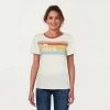Petite LC Lauren Conrad Graphic Tee Yellow Stripe