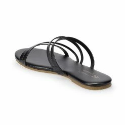 LC Lauren Conrad Jade Women's Strappy Slide Sandals Black -LC Lauren Conrad Shop unnamed file 4316