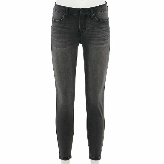 Women's LC Lauren Conrad Feel Good Midrise Super Skinny Jeans Olive Sateen 7 Women's LC Lauren Conrad Feel Good Midrise Super Skinny Jeans Olive Sateen - Image 7