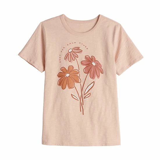 Women's LC Lauren Conrad Crewneck Graphic Tee Usa Flag 2 Women's LC Lauren Conrad Crewneck Graphic Tee Usa Flag - Image 2