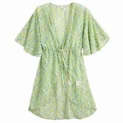 Women's LC Lauren Conrad Tapered Tie Front Kimono White -LC Lauren Conrad Shop unnamed file 4429