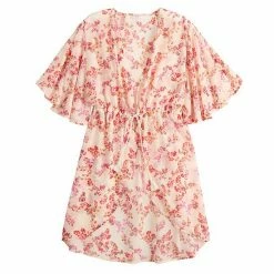 Women's LC Lauren Conrad Tapered Tie Front Kimono White -LC Lauren Conrad Shop unnamed file 4430
