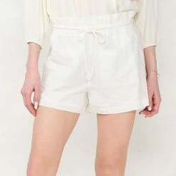 Women's LC Lauren Conrad Smocked Waist Pull-On Shortie Shorts