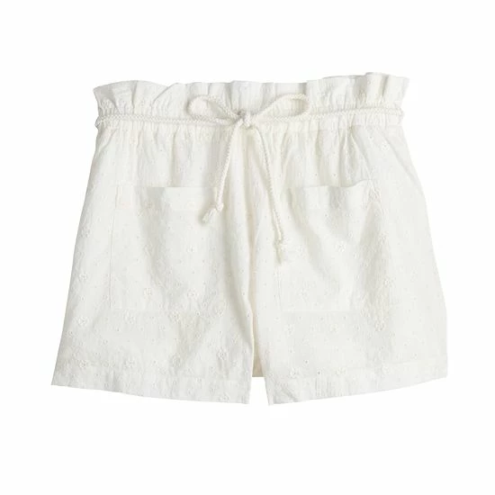 Women's LC Lauren Conrad Smocked Waist Pull-On Shortie Shorts 3 Women's LC Lauren Conrad Smocked Waist Pull-On Shortie Shorts - Image 3